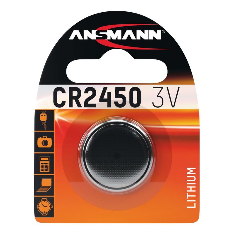 Ansmann Knappcellsbatteri CR2450/3V 1-Pack