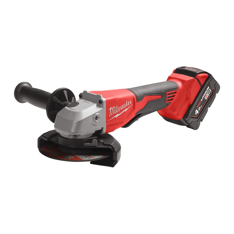 Milwaukee M18 BLSAG125XPD-402X Vinkelslip 125 mm 18V (2x4,0Ah)