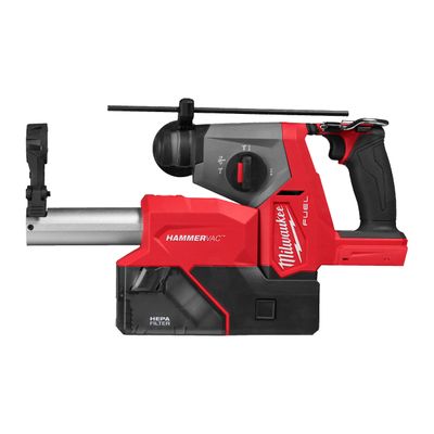 Milwaukee M18 FHACDDE-0C Borrhammare SDS-Plus med dammutsug 18V FUEL (utan batteri)