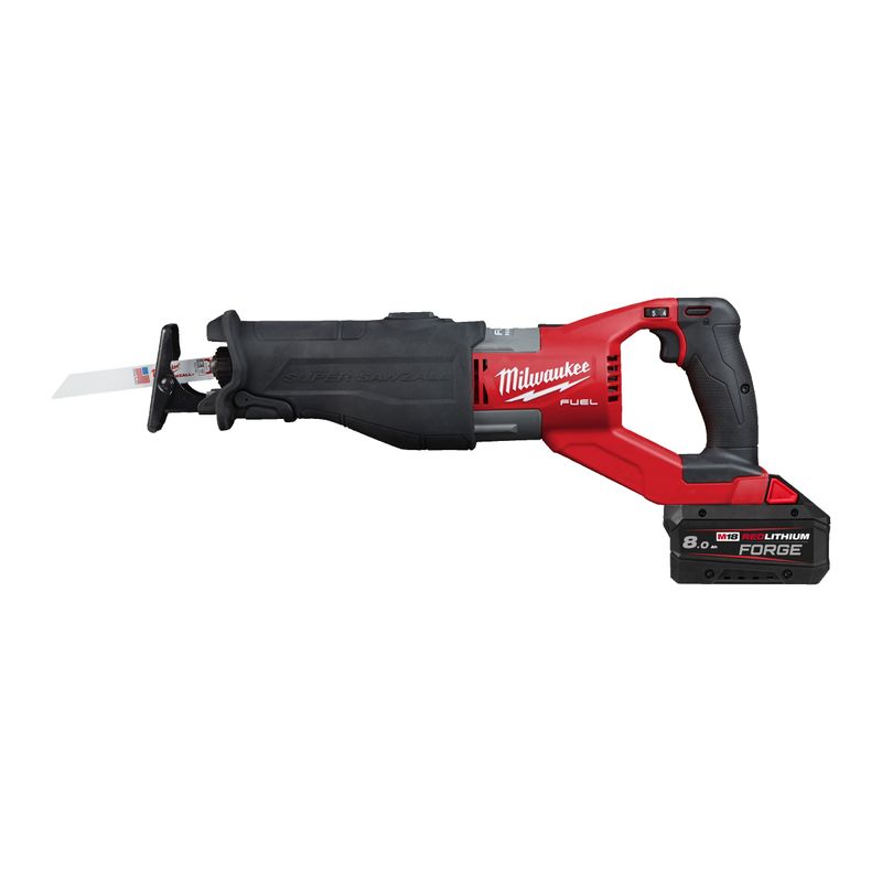 Milwaukee M18 FSX-801C Tigersåg Super SAWZALL 18V FUEL (1x8,0Ah)