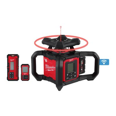 Milwaukee M18 RLOHV1200-501C Rotationslaser röd tvåfall 1200 m ONE-KEY (1x5,0Ah)