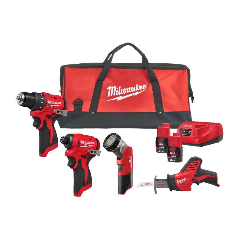 Milwaukee M12 BLPP4A-202B Powerpack 12V (2x2,0Ah)