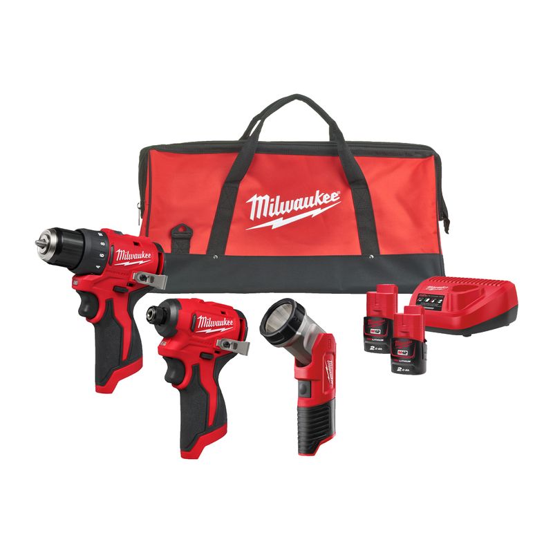 Milwaukee M12 BLPP3A-202B Powerpack 12V (2x2,0Ah)