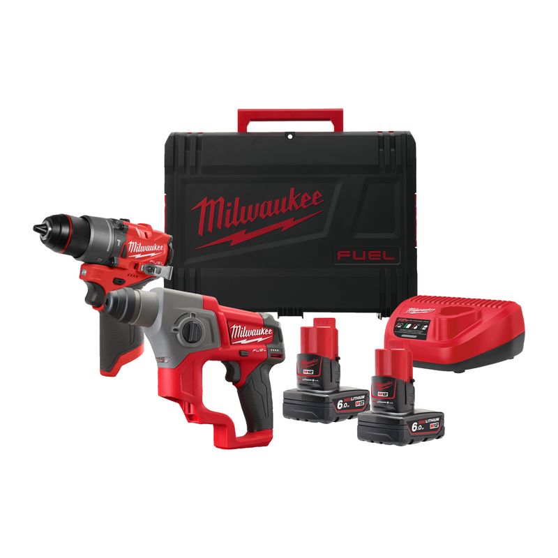 Milwaukee M12 FPP2F2-602X Powerpack 12V FUEL (2x6,0Ah)