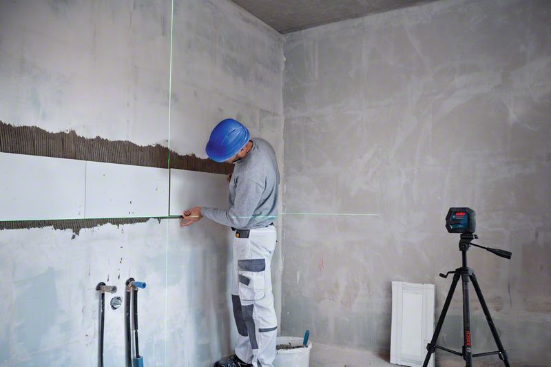 Bosch GLL 2-15/LB10 Kors-/Linjelaser Grön