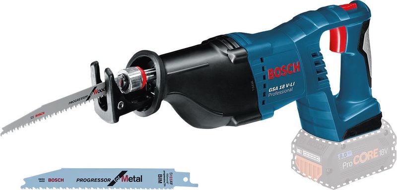 Bosch GSA 18 V-LI Tigersåg 18V C&G (utan batterier)