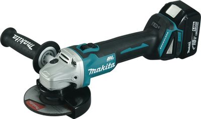 Makita DGA506RTJ Vinkelslip 18V 125mm (2x5,0ah)