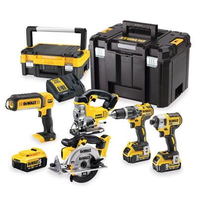DeWalt DCK551P3T Verktygspaket 18V XR - DCD796,DCF899,DCH273,DCG405,DCS570,DCS367