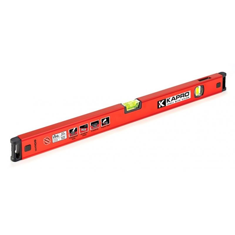 Kapro 789 Vattenpass Magnet 60 cm aluprofil 3 libeller