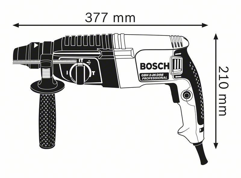 Bosch GBH 2-26 Kombihammare 2,7J SDS+