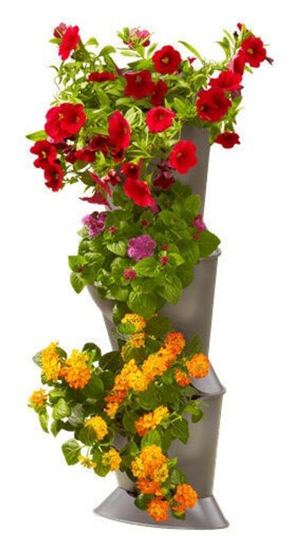 Gardena 13153-20 NatureUp!Grundpaket Vertikala växthållare för hörn