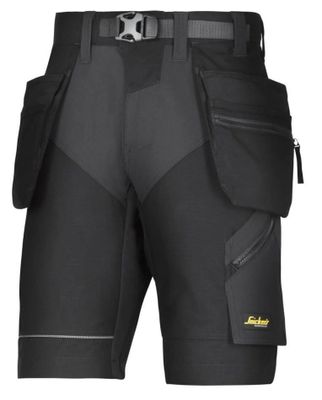 Snickers Arbetsshorts FlexiWork HF Svart Stl 62