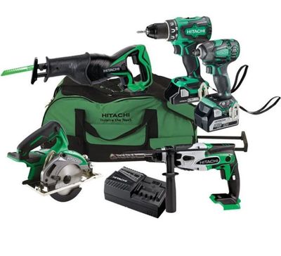 Hitachi Verktygspaket 18V 5 Maskiner