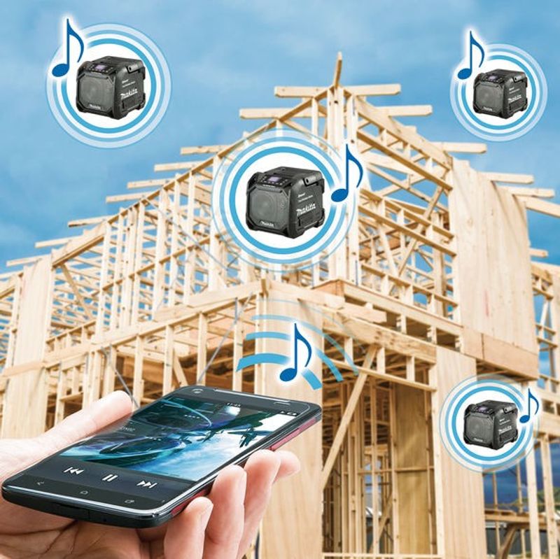 Makita DMR203B Bluetooth-högtalare 12/18V CXT/LXT