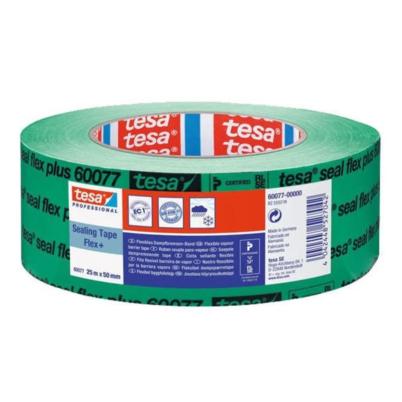 Tesa Byggfolietejp Tätningstejp Sealflex+ 50mm 25m