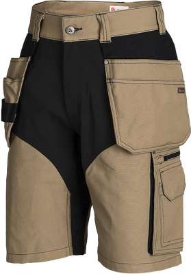 L.Brador 1053PB Heavy Hantverksshorts Stretch Kaki Stl C52