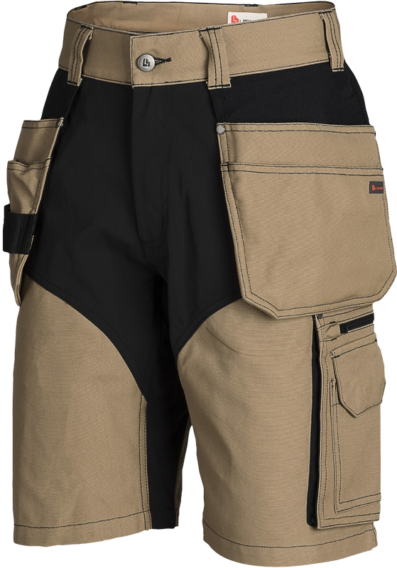 L.Brador 1053PB Heavy Hantverksshorts Stretch Kaki Stl C52
