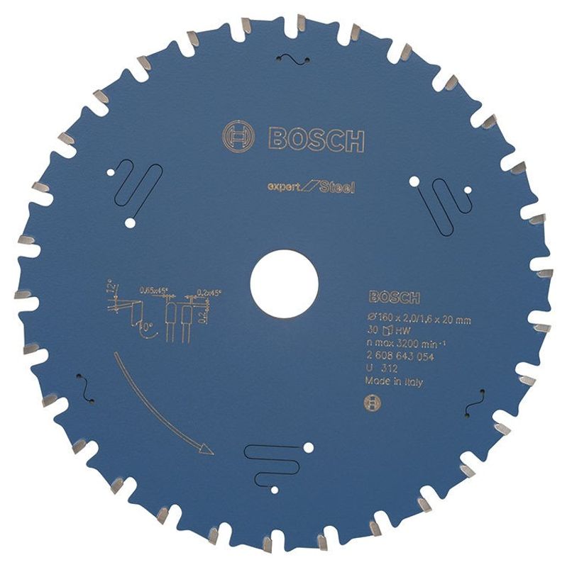 Bosch Sågklinga 160x20mm 30T EXPERT STEEL