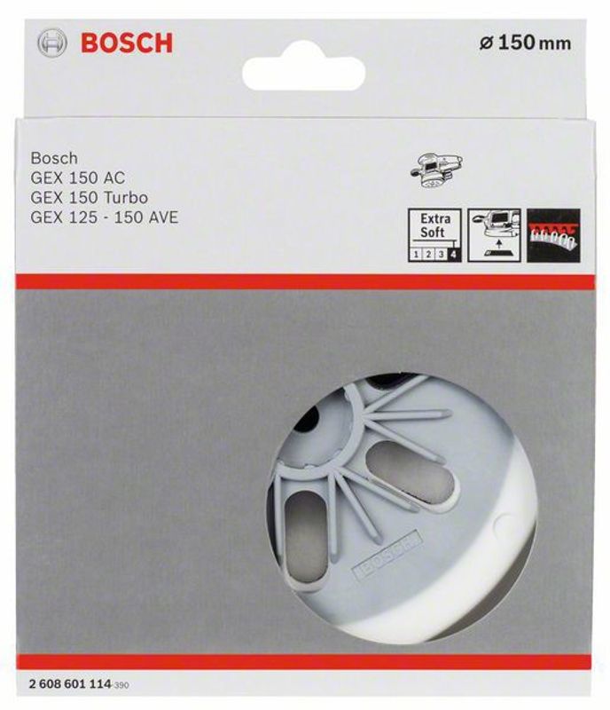 Bosch Slipplatta Extra Mjuk 150mm (GEX125-150,GEX150AC-GEX150TURBO)