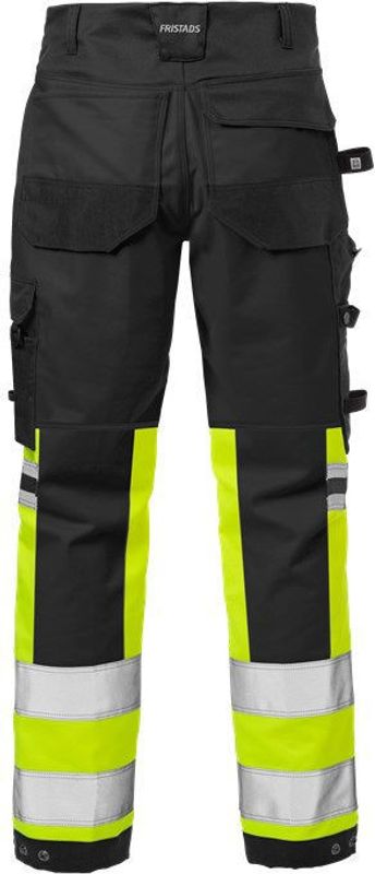 Fristads 2614 Plus Hantverkarbyxa Stretch 2614 Klass 1 Gul/Svart C46