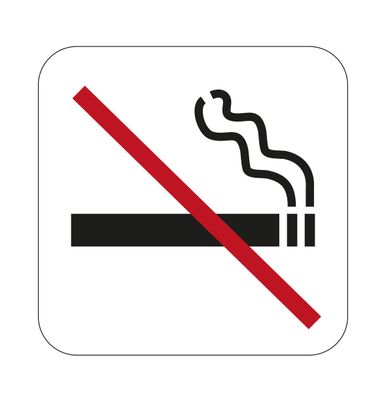 Habo Symbol No smoking 80x80mm SB