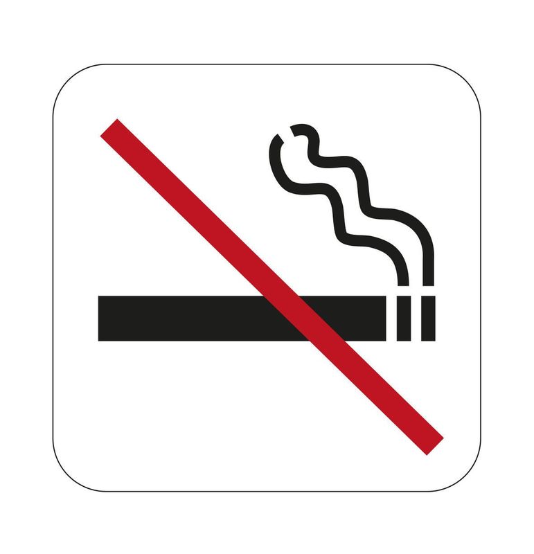 Habo Symbol No smoking 80x80mm SB