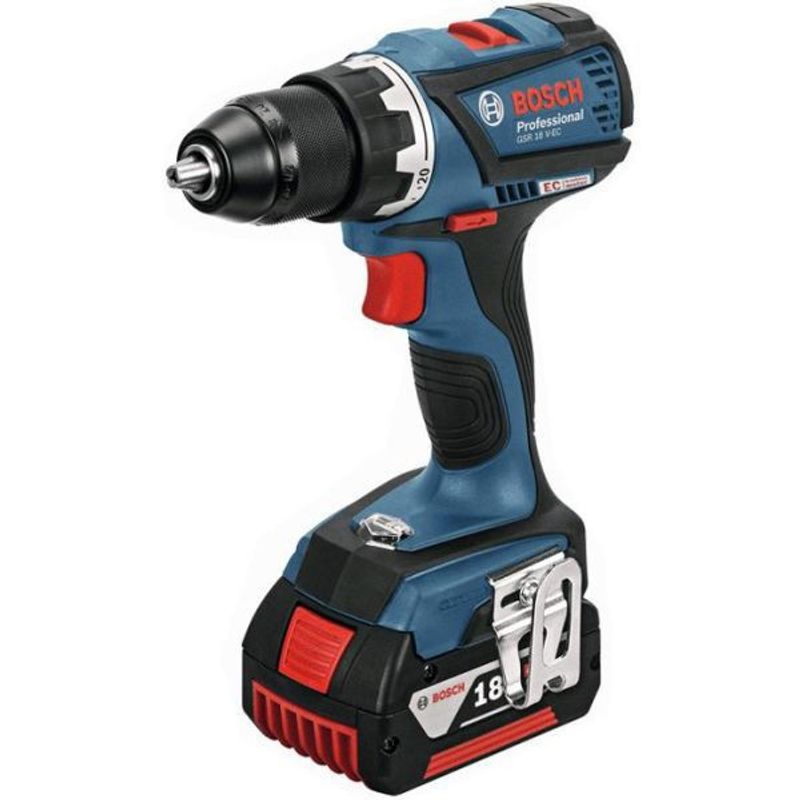 Bosch GSR 18 V-EC DY Borr-/Skruvdragare Kolborstfri 18V (2x5,0ah)