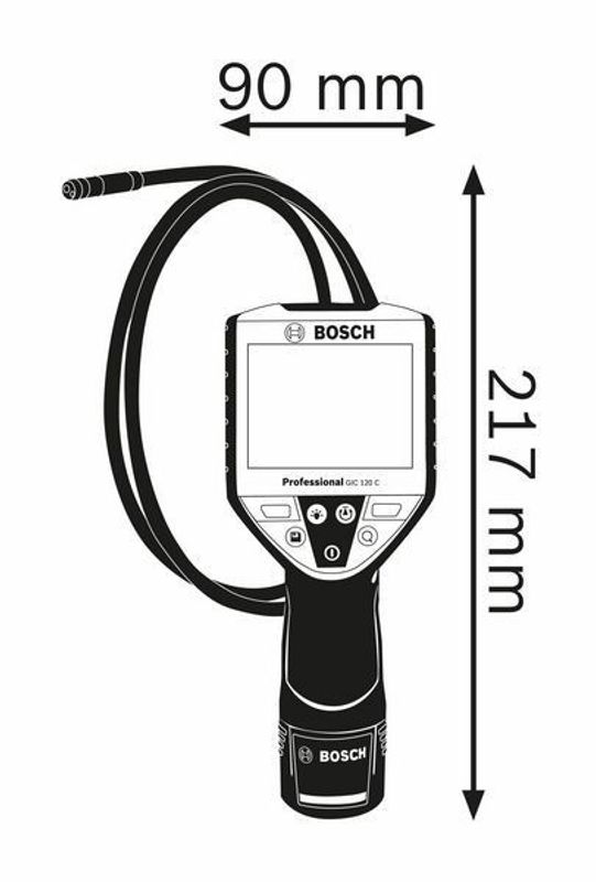 Bosch GIC 120 C Inspektionskamera 12V (1x1,5ah)