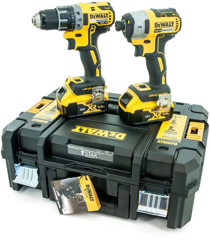 DeWalt DCK268P2T Combokit 18V XR DCD791+DCF887 (2x5,0ah)
