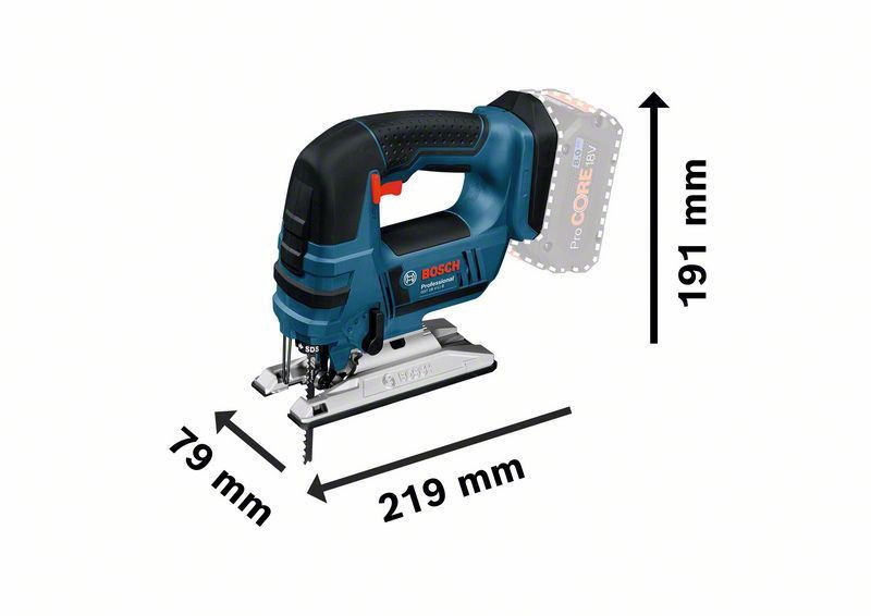 Bosch GST 18 V-LIB Sticksåg 18V C&G (utan batterier)