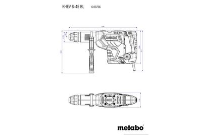 Metabo KHEV 8-45 BL Kombihammare SDS-MAX 12,2 joule