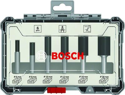 Bosch Frässats Notfräsar 6-delar (8-20mm)