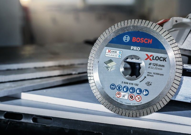 Bosch X-LOCK Kapskiva 125mm Best for Ceramic-T
