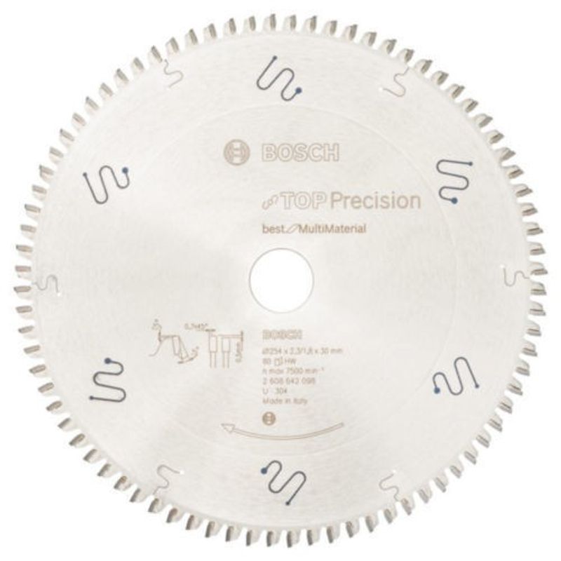 Bosch Sågklinga 254mm 80T (Top Precision)