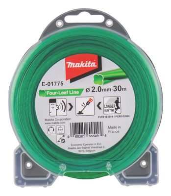 Makita E-01775 Trimmertråd Four-Leaf 2,0mmx30m