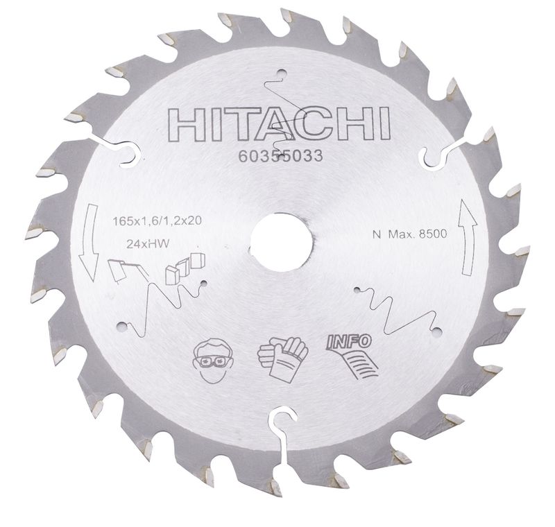 HiKOKI sågklinga 165X1,6 25T 20 mm hål