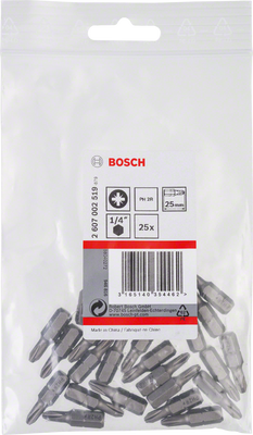 Bosch Professional Extra Hard PH2R Bits 25 mm 25-pack