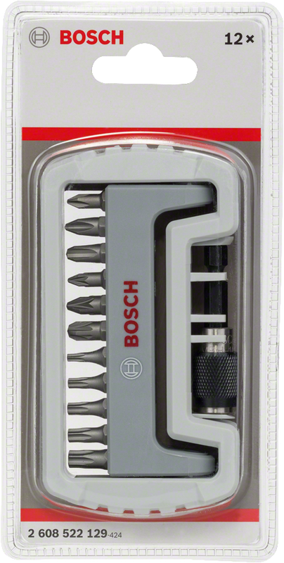 Bosch Professional Extra Hard Bitssats PH/PZ/T med Bitshållare 12 delar