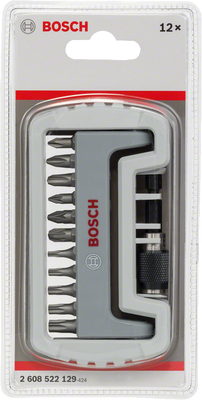 Bosch Professional Extra Hard Bitssats PH/PZ/T med Bitshållare 12 delar