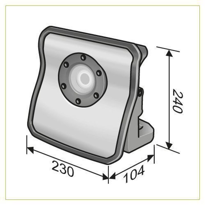 Flex LED Fullspektrumlampa DWL 2500 (utan batteri)