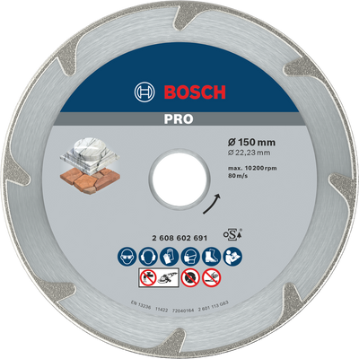 Bosch Professional PRO Marble Diamantkapskiva 150x22,23 mm