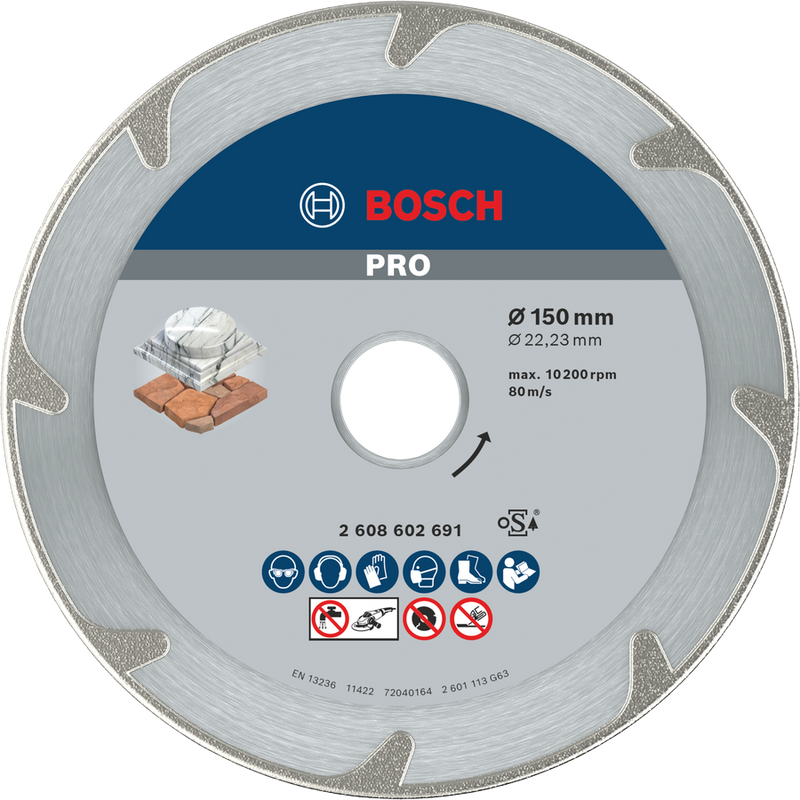 Bosch Professional PRO Marble Diamantkapskiva 150x22,23 mm