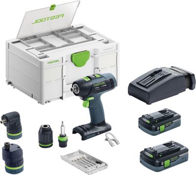 Festool Skruvdragare T 18+3 HPC 4,0 I-Set