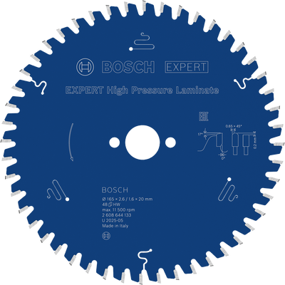 Bosch Professional Cirkelsågklinga Expert for Wood 165x20 mm 48T
