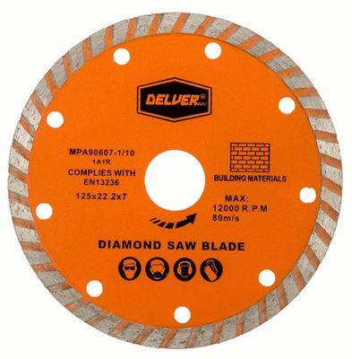 Delver Diamantkapskiva 125mm Turbo