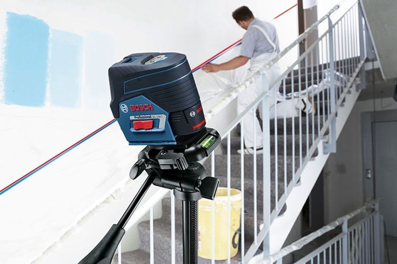Bosch GCL 2-50 C Kors-/Linjelaser + RM2 +BT150