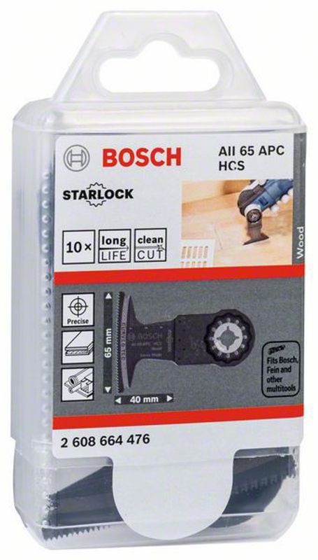 Bosch AII 65 APC Sågblad STARLOCK 65x40mm HCS