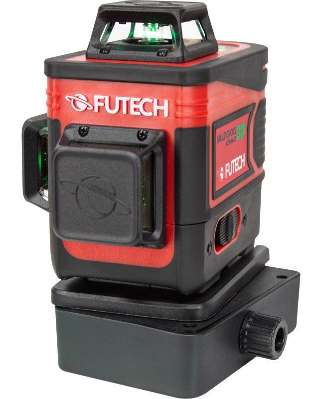 Futech MC3D Pro kompakt 2.0 – Självnivellerande Grön Multikorslaser