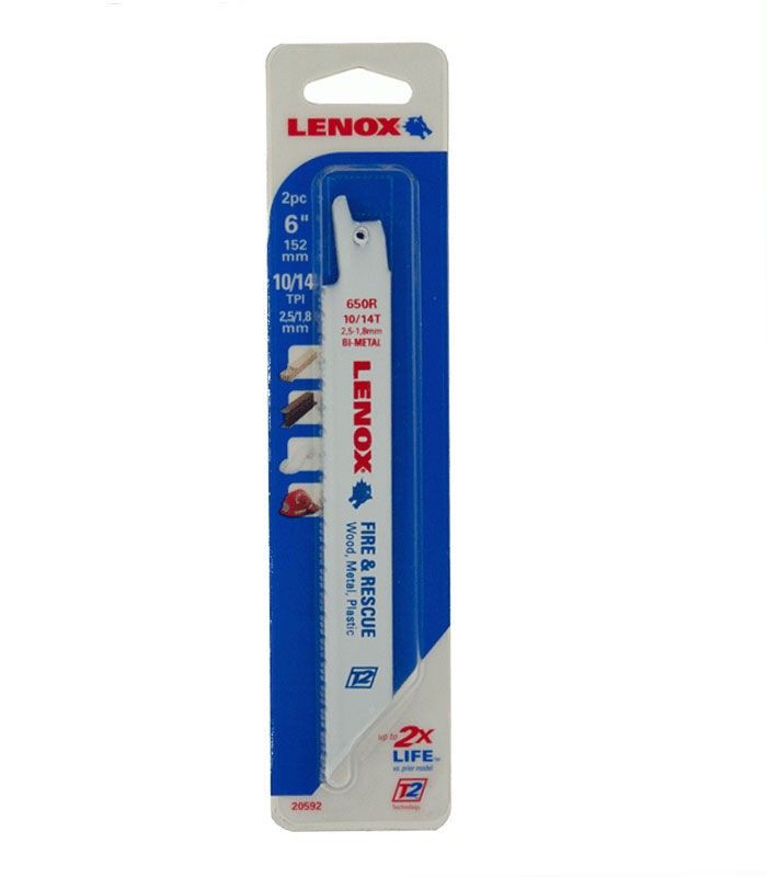 Lenox 650R Tigersågblad 152mm 2-P (Trä/Metall)