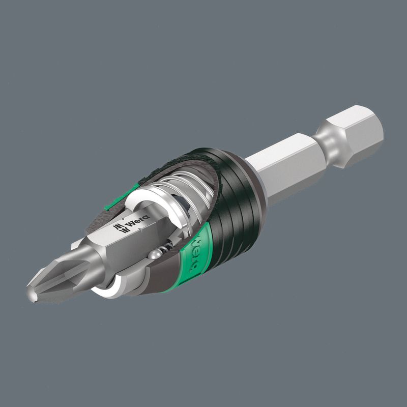 Wera 889/4/1K Bitshållare Rapidiator med snabbfäste